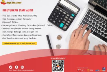 DIBUTUHKAN STAFF AUDIT