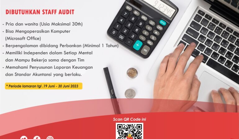 DIBUTUHKAN STAFF AUDIT