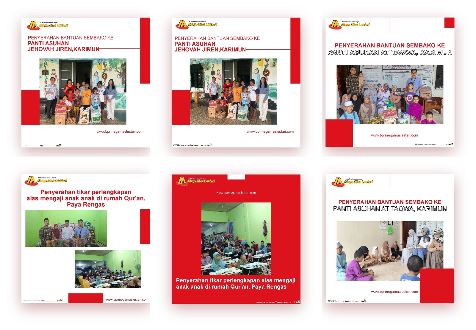 Penyerahan bantuan sembako