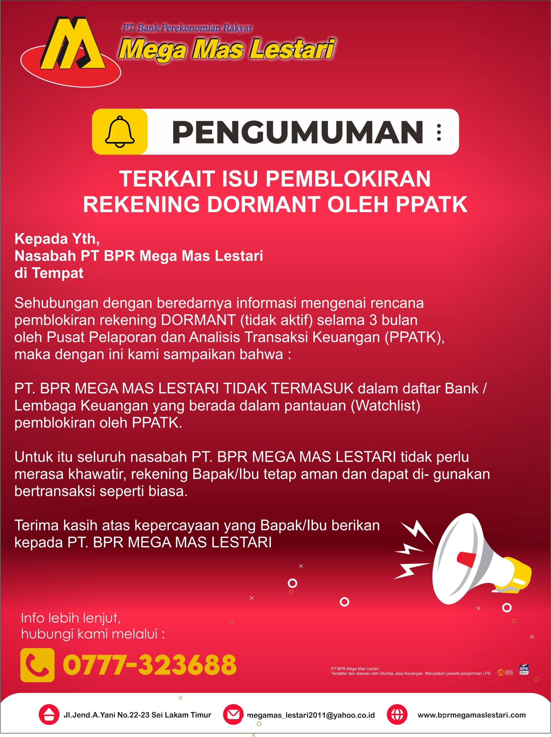 PENGUMUMAN
